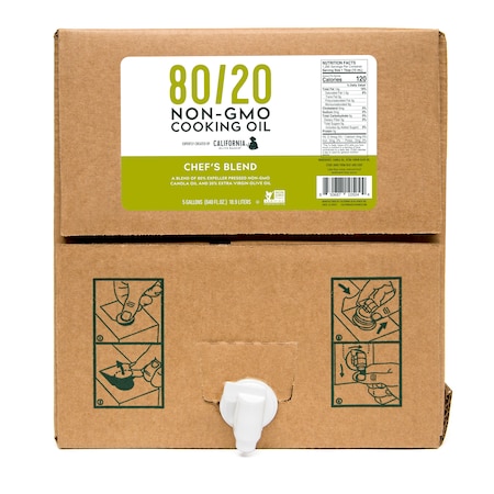 California Olive Ranch 80/20 Canola Evoo Olive Oil Blend 5 gal. Jug 150008